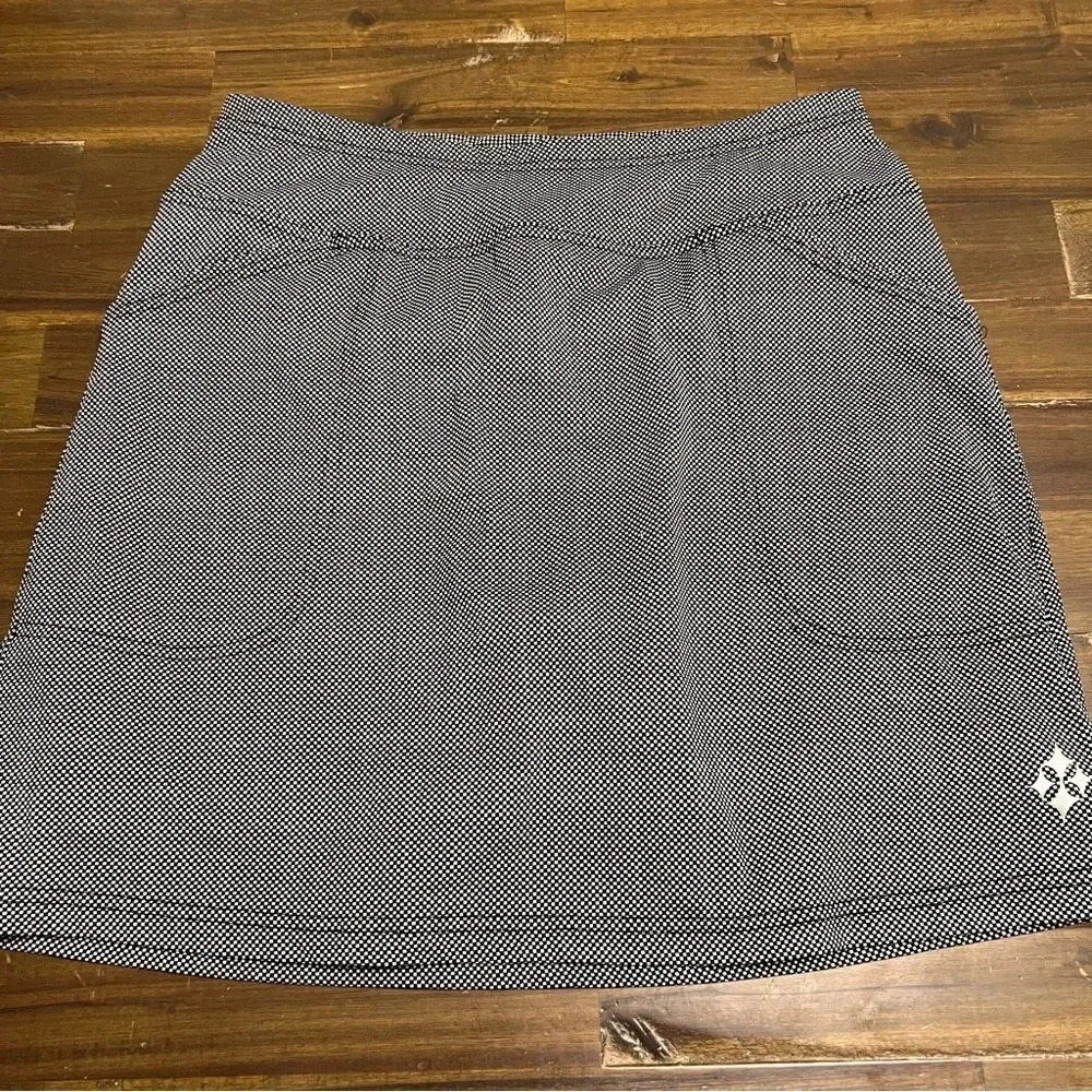 Jofit Skirt Skor Tennis Athletic Plaid Checkered Size Small Black S